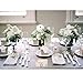 HOHIYA Place Card Holders Silver Wire Table Number Holder Stand Memo Note Name Sign Wedding Party Birthday 24pcs