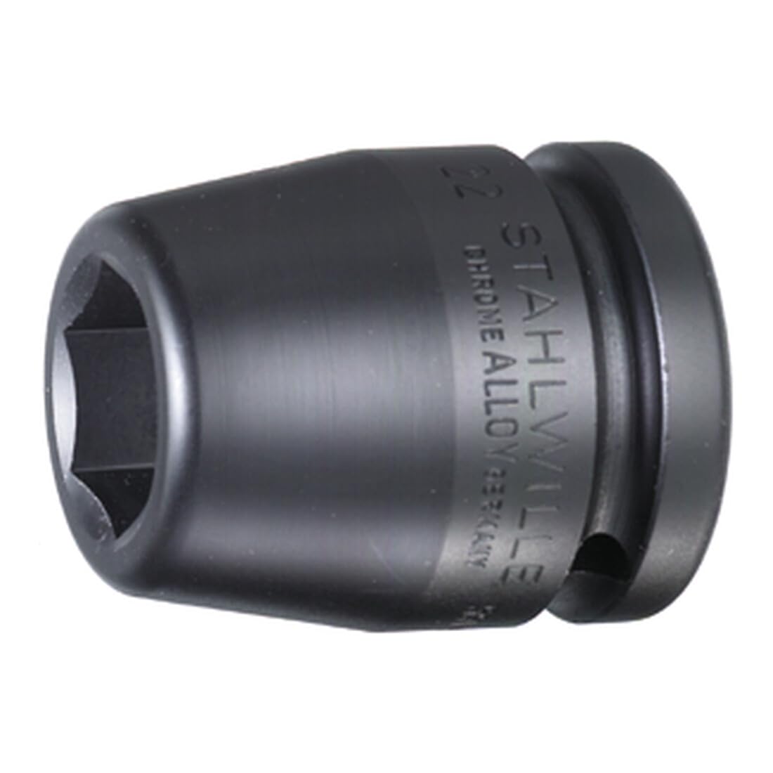 Stahlwille 25010018 55IMP Impact Socket, Chrome Alloy Steel, 3/4 inch Drive, 18 mm Size, Pack of 5