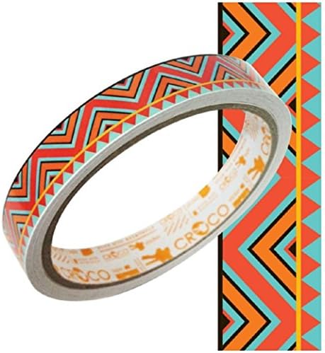 Chic CROCO Glossy Printed Sticker Roll, Tribe Tribal Pattern #4
