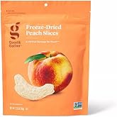 Good &amp; Gather Freeze Dried Fruit Slices, Crispy Fruit Snack, Multiple Flavors (Dried Peaches)
