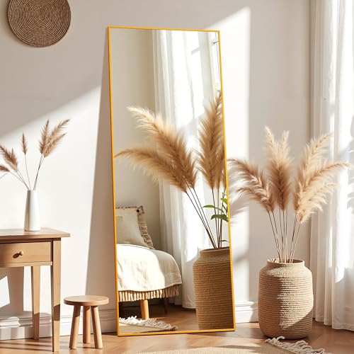 Gold Full Length Mirror XX-Large, 71x26 Standing Floor Mirror for Bedroom
