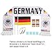 AOZKY Stick Flag Fans Scarf Tattoo Stickers Silicone Bracelet Football Suit Cheerleading Supplies for World Cup 2018, Olympic, Bar, Sports Events, Festival Events Celebrations