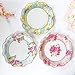 Talking Tables Truly Scrumptious Floral Plates for a Tea Party, Wedding, Multicolor (24 Pack)