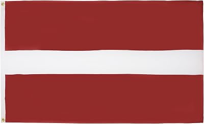 AZ FLAG Latvia Flag 3x5 Ft 100D Polyester with 2 Brass Eyelets Fade Resistant