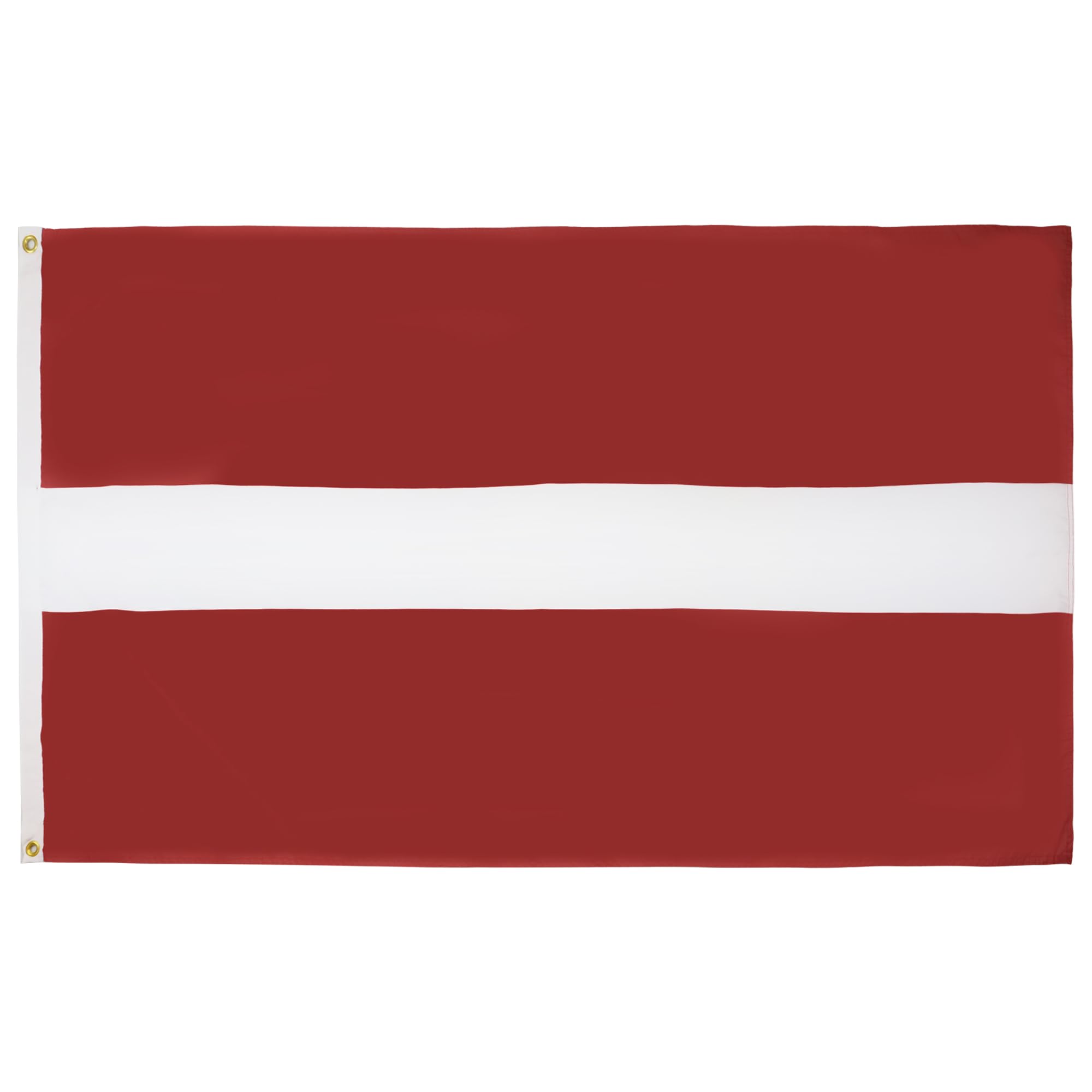 AZ FLAG - Latvia Flag - 2x3 Ft - 100D Polyester Latvian Banner with Two Metal Grommets - Fade Resistant - Vivid Colors - 2' x 3' Feet - 90x60 Cm — image 1