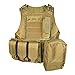 SMARTSTANDARD Tactical Vest Law Enforcement Molle Airsoft Modular CS field Army Fans Outdoor Supplies Training Vest KHaki