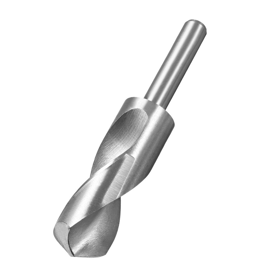 sourcing map Reduced Shank Drill Bit 28mm High Speed Steel HSS 4241 with 1/2 Inch Straight Shank