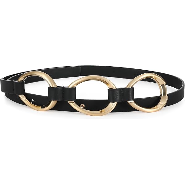 B-Low The Belt Jordana Mini Wrangler Belt - Black & Gold - Size: Extra Small B-Low The Belt Jordana Mini Wrangler In Black & Gold - 65  main image 4