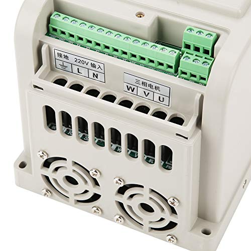 Variable Frequency Drive,220V Single-Phase Variable Frequency Drive VFD Speed Controller for 3-Phase 4kW AC Motor