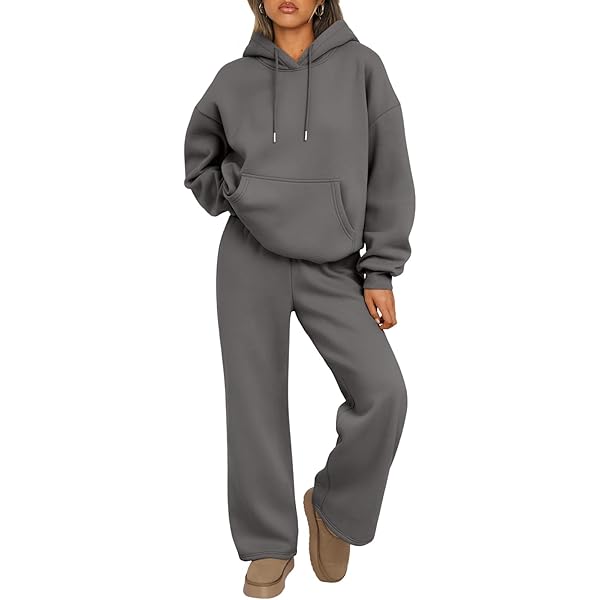 Amazon.com: XIEERDUO Black Two Piece Set for Women Sweatsuits for