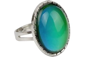 Jude Jewelers Adjustable Color Changing Mood Ring Inspirational Mystique Marble