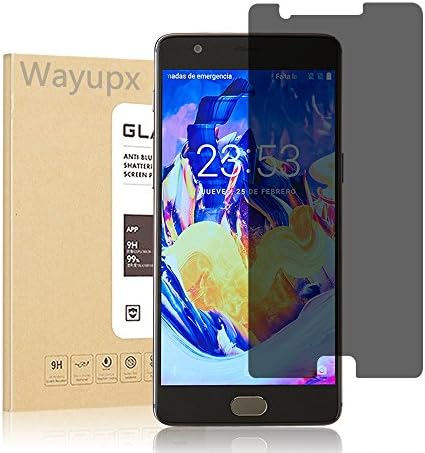Wayupx Galaxy OnePlus 3 / OnePlus 3T Screen Protector,4D Touch [Scratch-resistant][9H Hardness][Bubble-Free] Tempered Glass Screen Protector OnePlus 3 / OnePlus 3T (Privacy)