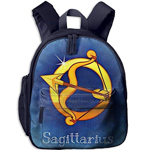 Ikejsne Funny Schoolbag Backpack Blue Sagittarius Toddler Kids Pre School Bag Cute 3D Print Children School Backpack