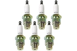 AIMERY Set of 6 Spark Plugs Non Resistor BU8H / BU 8 H / 6431 (6)