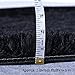 MBIGM Super Soft Modern Shag Area Rugs Purple Living Room Carpet Bedroom Rug Washable Rugs Solid Home Decorator Floor Rug and Carpets 4- feet by 5- feet, Black