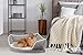 Paws & Pals Dog Bed for Pets & Cats – Triangle Corner Lounger with Self Warming Cozy Inner Cushion for Home Crate & Travel – Medium, Graythumb 2