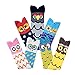 Deer Mum Kids Boys Girls Cute Owl Pattern Cotton Knee High Long Socks(3-12Y)