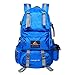 PioneerHiker 50L Hiking Backpack Daypack Water-resistant for Outdoor Camping Travel Sports Blue