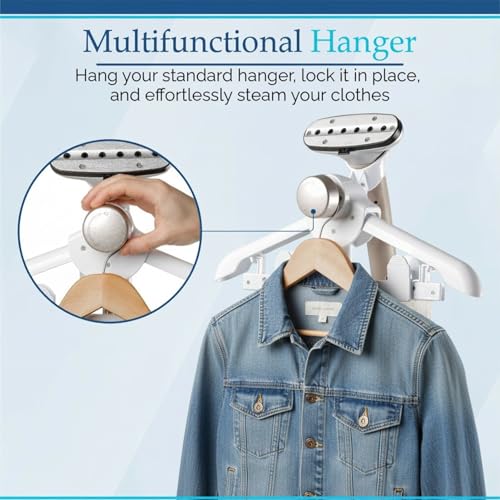 SA BI Powerful 2350 W Garment Steamer with 98° Temperature Steam, Steamer Clothing KILLS GERMS and Releases Wrinkles in no Time, Clothes Steamer with 50g/min steam flow