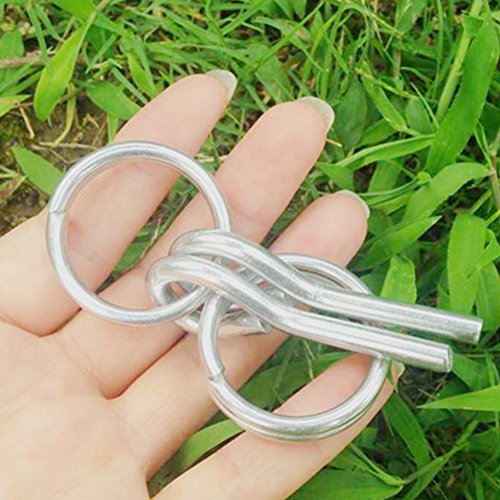 image for EDTara 2Pcs Awning Tent Poles Rings Connector with 2 Pins for Outdoor 