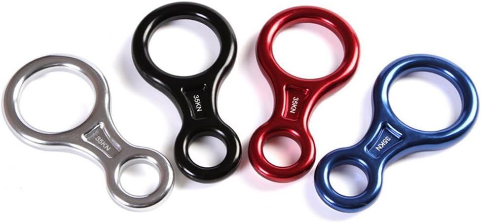 CdyBox 35KN Figure 8 Rescue Descender Super 8 Belay Rappel Rock Climbing Equipment : Sports & Outdoors