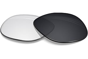 BLAZERBUCK Photochromic & Polarized Replacement Lenses for Ray-Ban Meta Wayfarer RW4008 53mm Smart Glasses, Impact Resistant