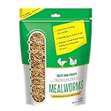 Premium Dried Mealworms (1 lb bag) byTasty Bug Treats