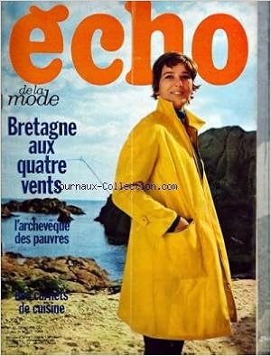 ECHO DE LA MODE [No 31] du 03/08/1969 - BRETAGNE AUX QUATRE VENTS L'ARCHEVEQUE DES PAUVRES CARNETS DE CUISINE