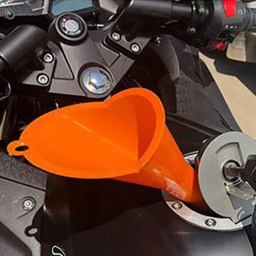 Katzco Multipurpose Long Stem Plastic Funnel 1 Pack Funneling