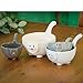 Bits and Pieces - Ceramic Cat Measuring Cups - Home and Kitchen Décor - Make Adorable Addition to Any Kitchen - Nest Together In a Cute Stack