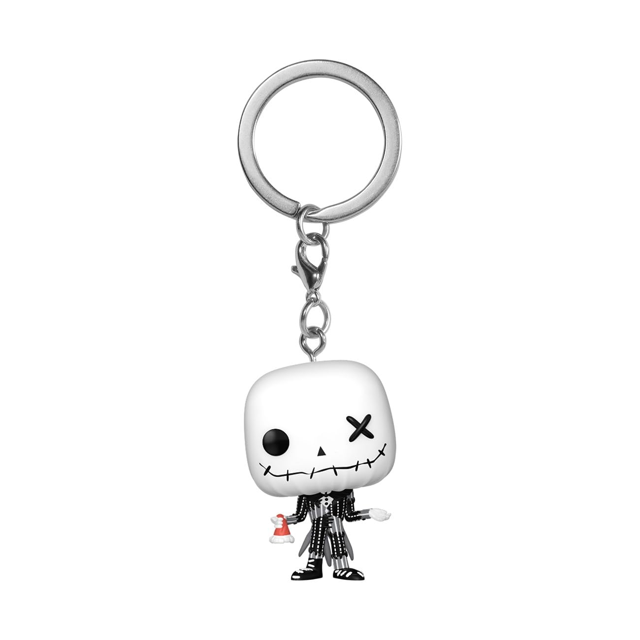 Funko Pop! Keychain: Patchwork - Jack Skellington - The Nightmare Before Christmas - Collectable Mini Figure - Stocking Filler - Gift Idea - Official Merchandise - Cartoon Fans