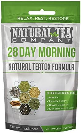 Natural Teatox (No Laxative) Organic Detox Tea - 28 Day Combo