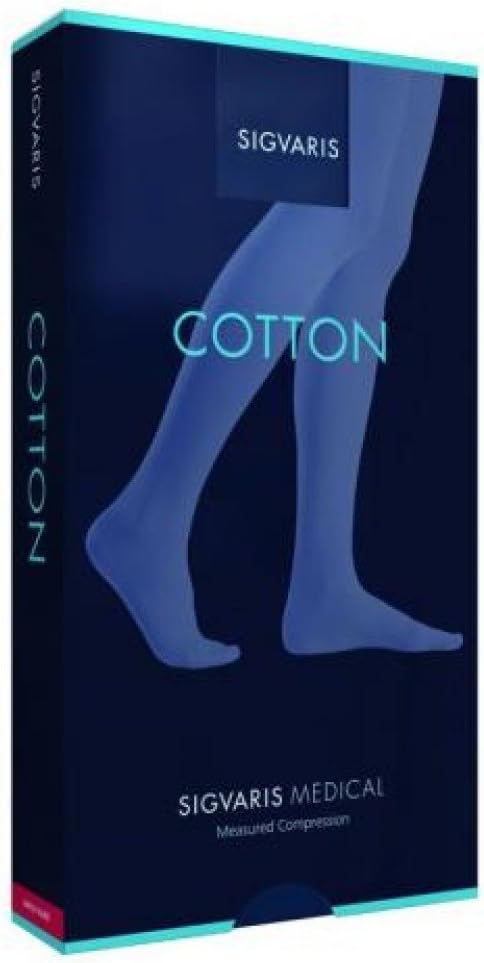 Sigvaris Cotton CO1 AD tights Punta Closed Color Natural Size L Long