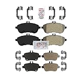 AmeriBRAKES Front Rear Semi-Metallic Disc Brake