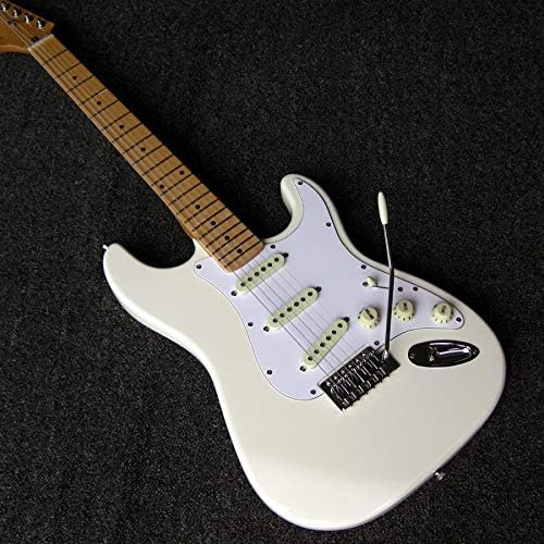 Reverse Head SSS Artech Pickups Classic White Finish Clear Sound Electric Guitar