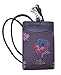 COACH Wildflower Print Lanyard ID Badge Holder in Oxblood / Multi Gold 12554