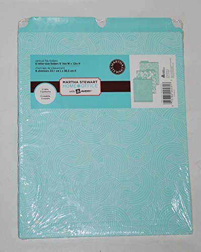 Martha Stewart Home Office with Avery® Vertical File Folders