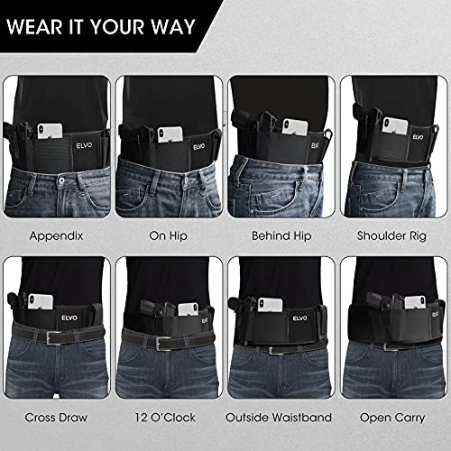 Belly Band Holster for Concealed Carry, Concealment Edition Waistband