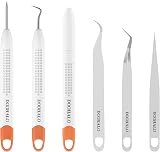 DOOHALO Vinyl Weeding Tools Set - 6 Pcs Tweezers, Weeder & Cutter view 1
