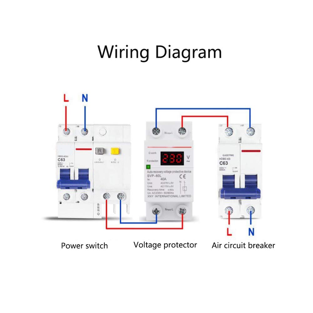 SVP-60L Single Phase OverVoltage Protector Automatic Voltage Protective Device - Image 3