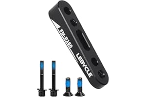 HOUSON Flat-Mount Disc Brake Adapter for Road Bikes | Front/Rear 140→160mm | Lightweight 10g | Includes IS-2000 Bolt Set (Rea