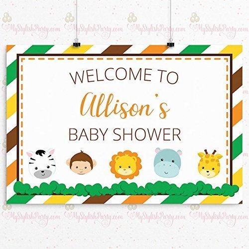 Jungle Babies Baby Shower Poster