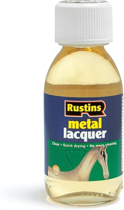 Rustins Clear Metal Lacquer 125ml Non-Yellowing Fast Drying Paint Protection