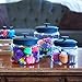 Anchor Hocking Montana Glass Jars with Fresh Seal Lids Canister Set, Black Metal, 3-Piece Set