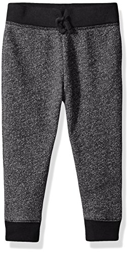 The Children's Place Baby Boys Fleece Jogger, Black, 3T