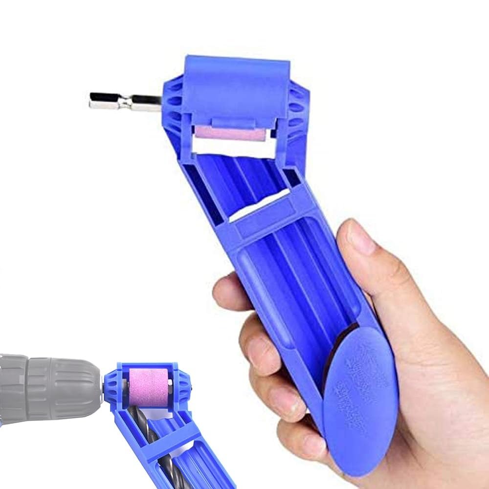 Drill Bit Sharpener - Portable Drill Bit Sharpener Corundum Grinding Wheel Electric Drill Auxiliary Tool