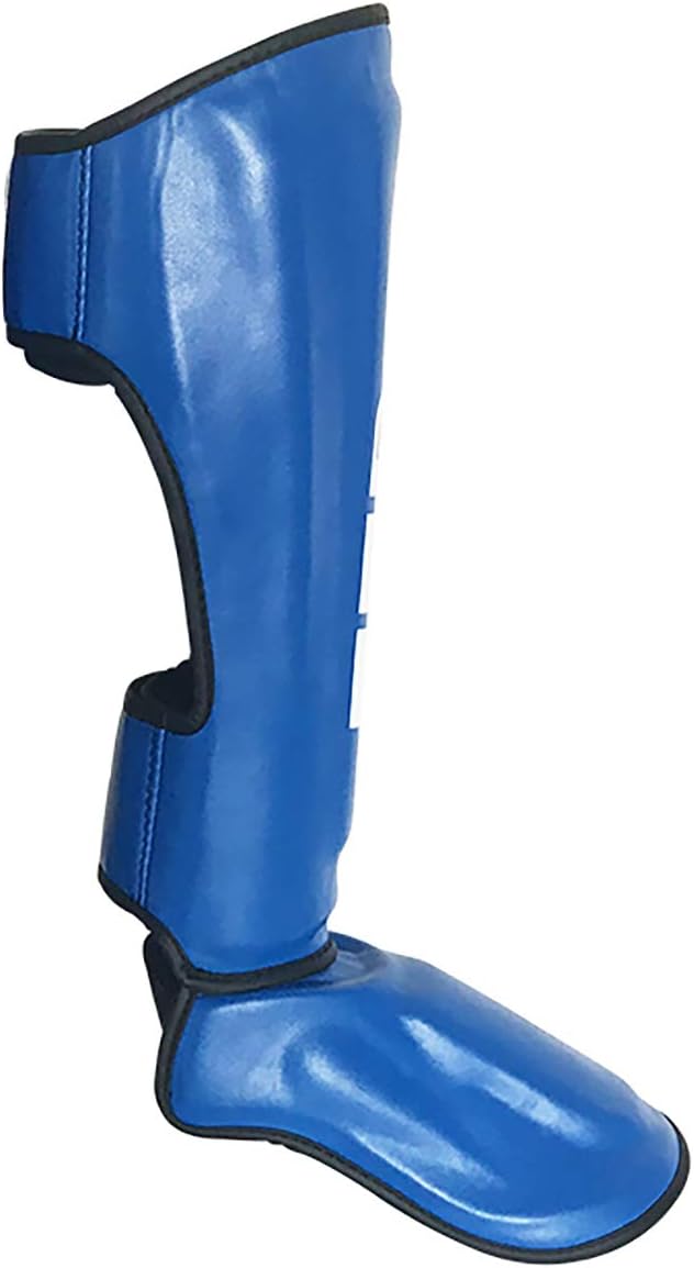 Boxing Training & MMA Fighting Approved by SMMAF Maya Hide Leather Muay Thai Instep Leg Protective Gear Great Protector Pads for Martial Arts, Sparring, Kickboxing, BJJ, Karate : Sports & Outdoors