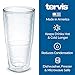 Tervis Sugar Skulls Tumbler with Wrap and Lime Green Lid 24oz, Clear