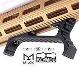 SmallDen Aluminum M-LOK KEYMOD Accessories for Mlok Picatinny Rail,fit Keymod Rail Sections(Black)