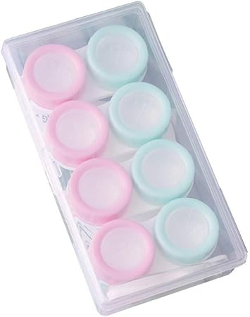 Amazon Mimoonkaka コンタクトケース コンタクト 保存ケース ケアパレット 4pセット レンズ 収納 携帯 コンタクトレンズケース 便利 旅行 かわいい カラコンケース Mimoonkaka コンタクトケース コンタクトケース